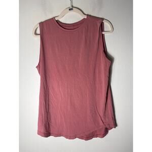 Lululemon Dusty Red Sleeveless Crew Neck Athletic Shirt Sz M